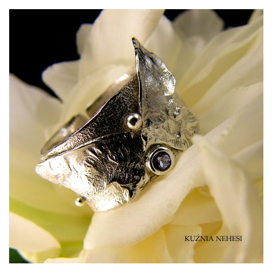 Pierścień Motyl – Tanzanit Srebro