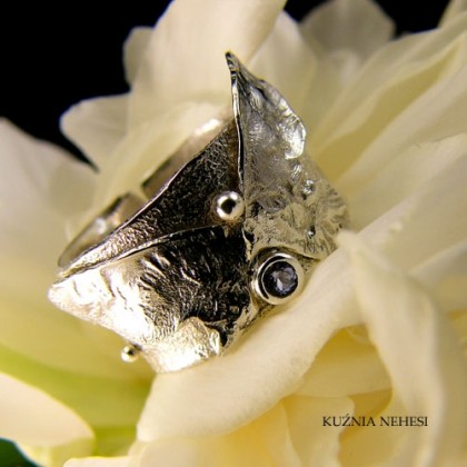 Pierścień Motyl – Tanzanit Srebro