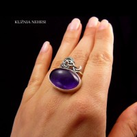 Pierścień Purple – Ametyst Srebro