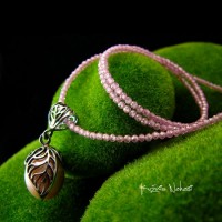 Naszyjnik z rózową Perłą - Srebro Perła