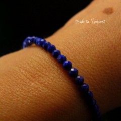 Bransoleta - Inkl - Srebro Lapis Lazuli 