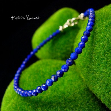 Bransoleta - Inkl - Srebro Lapis Lazuli 